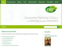 Tablet Screenshot of drc.de